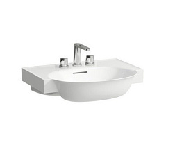 Подвесная раковина The New Classic 60х48х16,5 см, с 3 отверстиями под смеситель, санфарфор, с отв. под смеситель 8.1385.3.000.108.1 Laufen