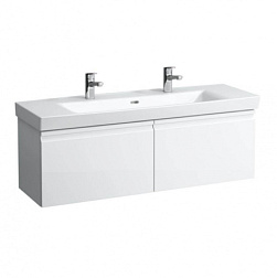 Модуль под раковину Pro S 125,8х45х39 см, белый глянцевый, 2 ящика+отсек 4.8357.2.096.999.1 Laufen