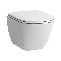 Подвесной унитаз Lua 36х49 см, безободковый, без сиденья 8.2008.3.000.000.1 Laufen