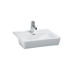 Полувстраиваемая раковина Pro A 56х44х20,5 см, санфарфор 8.1296.1.000.108.1 Laufen