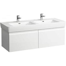 Модуль под раковину Pro S 125,8х45х39 см, белый глянцевый, 2 выдвижных ящика 4.8357.1.096.999.1 Laufen