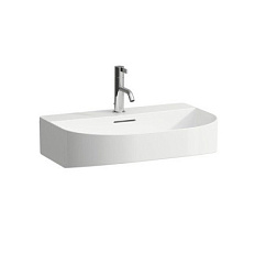 Подвесная раковина Sonar 60х42х14,5 см, санфарфор, с отв. под смеситель 8.1034.2.757.104.1 Laufen